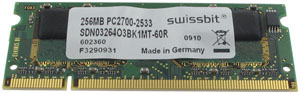 DDR1-SODIMM-333 (0256MB)